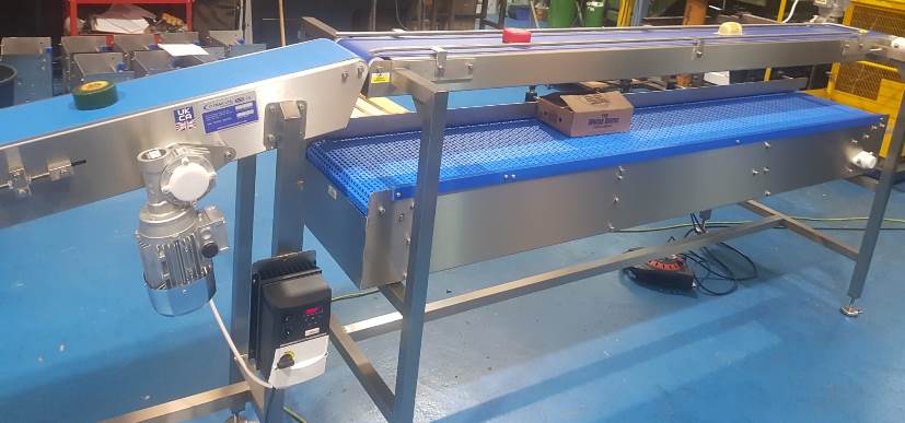 Packing Line Conveyor Handling Cheese